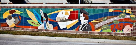 Mural "Birthplace of Des Moines", Principal Park