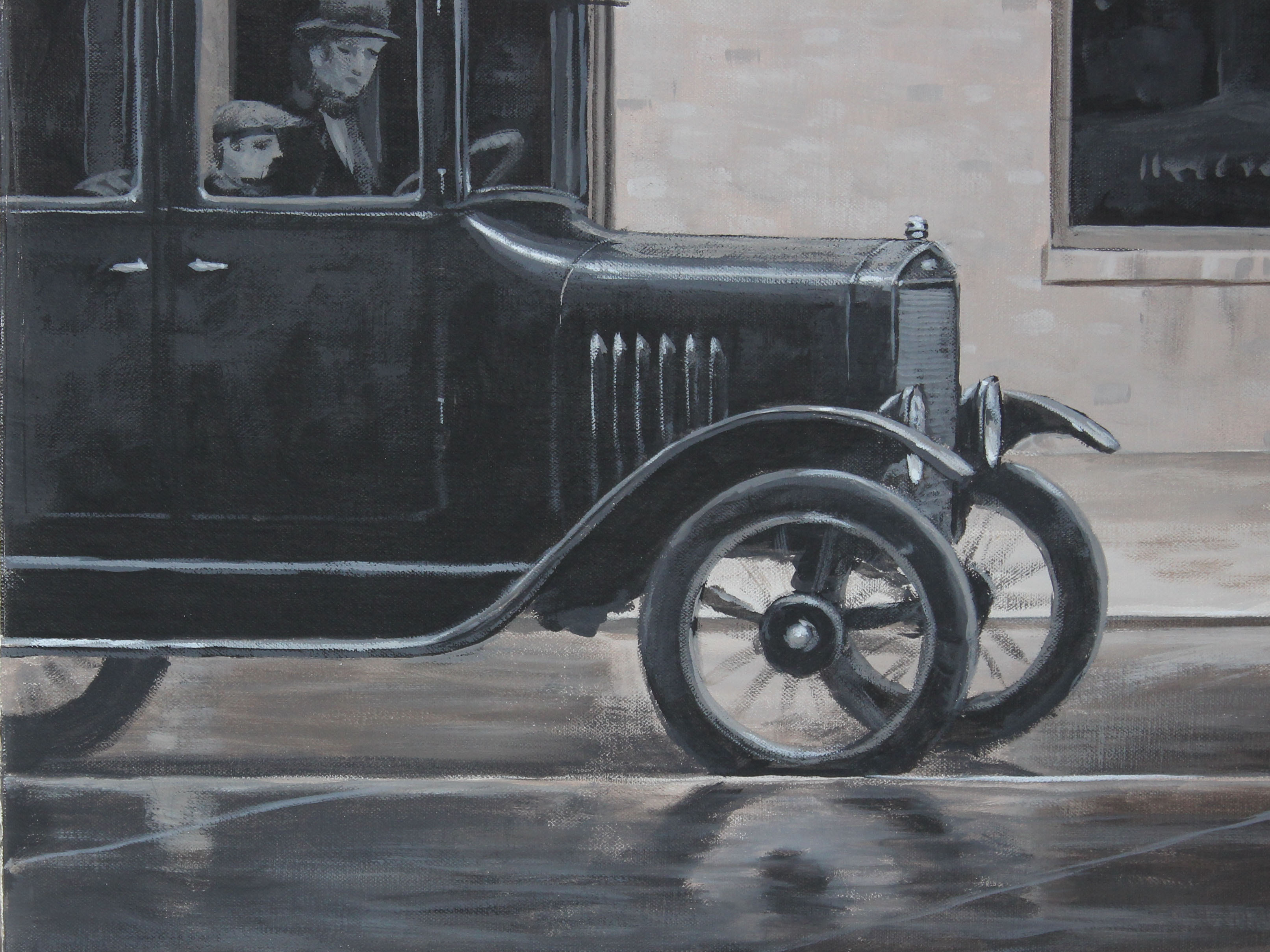 Rainy Day in Des Moines - Detail